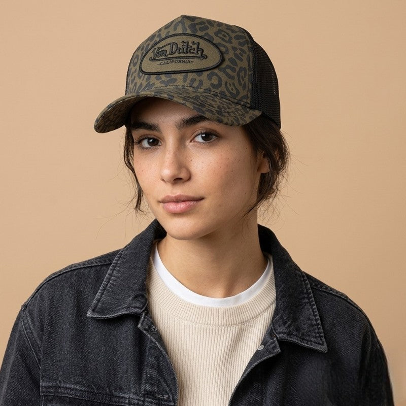 Gorra Trucker Leopard Print | Von Dutch