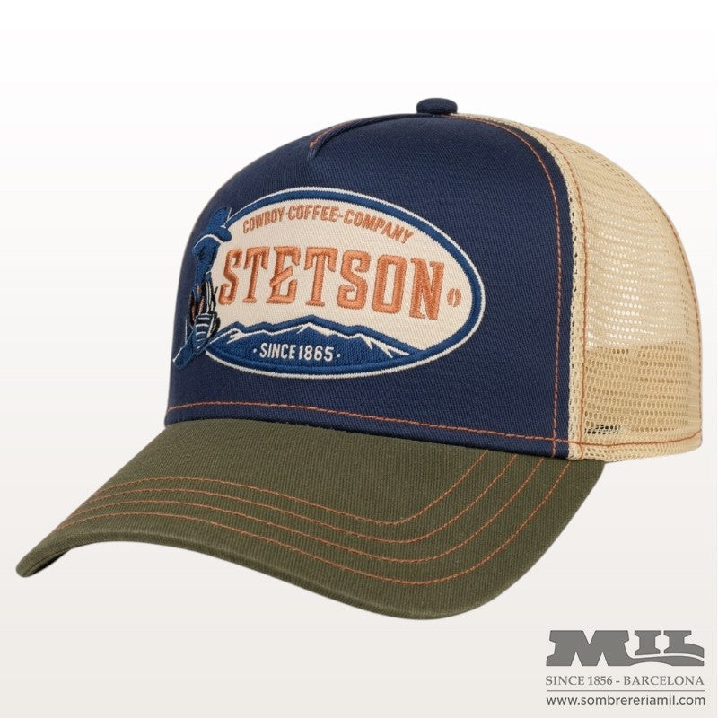 Gorra Trucker Cowboy Coffee | Stetson