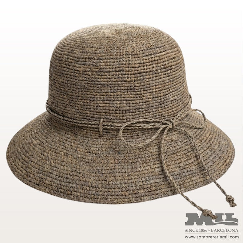 Medium Brim Crochet Hat | Marone