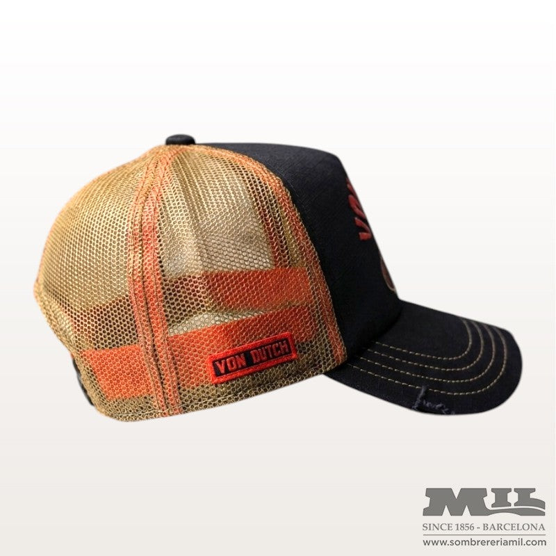 Retro Flame & Pin-Up Trucker Hat | Von Dutch