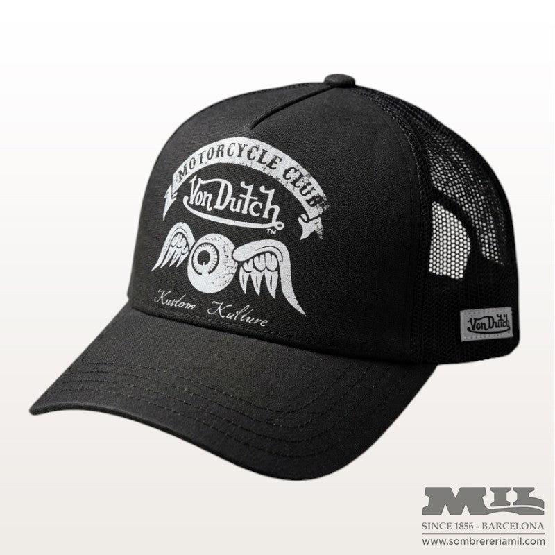 Gorra Trucker Kustom Eye Black | Von Dutch