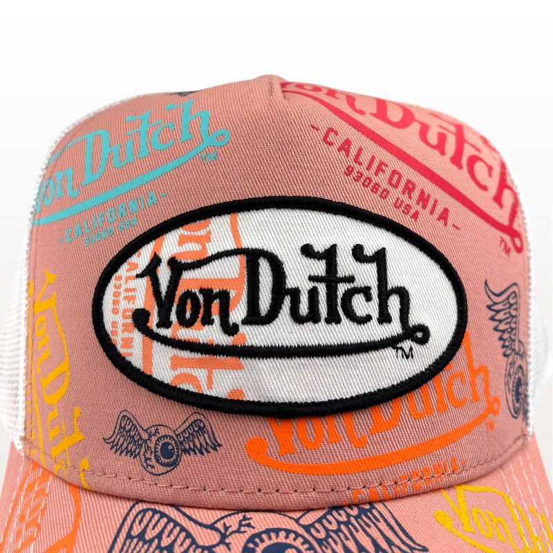 Gorra Trucker Pou Rosé | Von Dutch