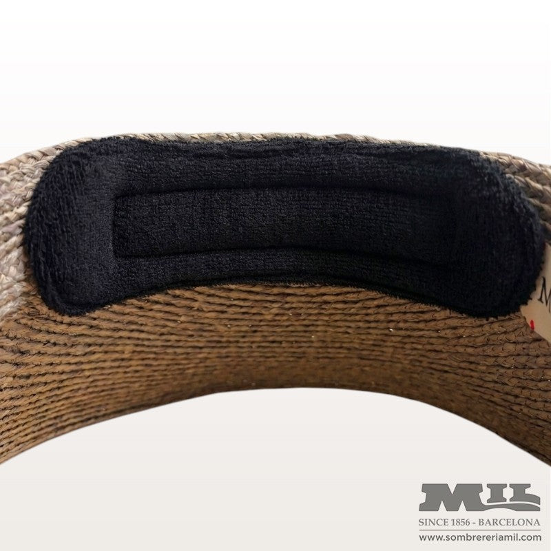 Visera Straw Rafia | Marone