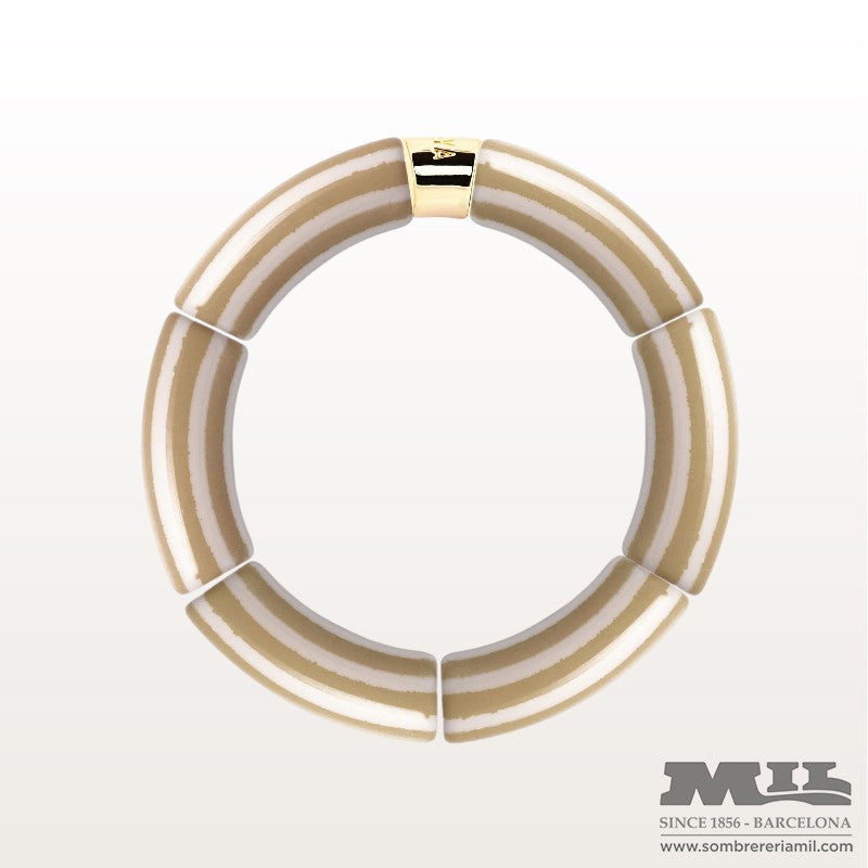 Pulsera Pipoca Rivera Beige | Parabaya