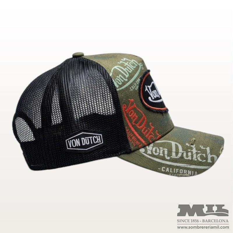 Trucker Cap Army Green | Von Dutch