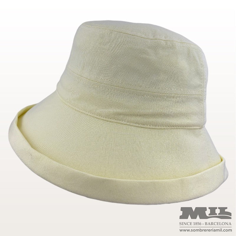 Wide Brim Chambray Cloche | Seeberger