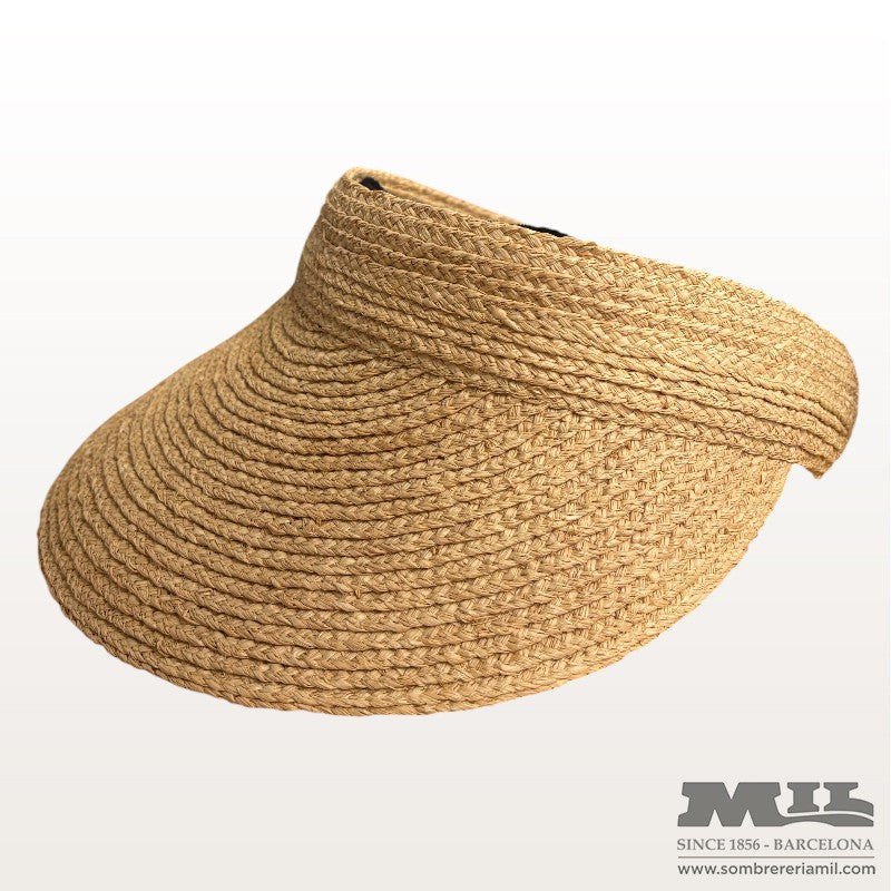 Raffia Straw Visor | Marone
