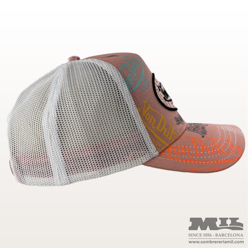 Gorra Trucker Pou Rosé | Von Dutch