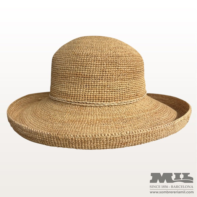 Crochet Straw Pamela Hat | Marone