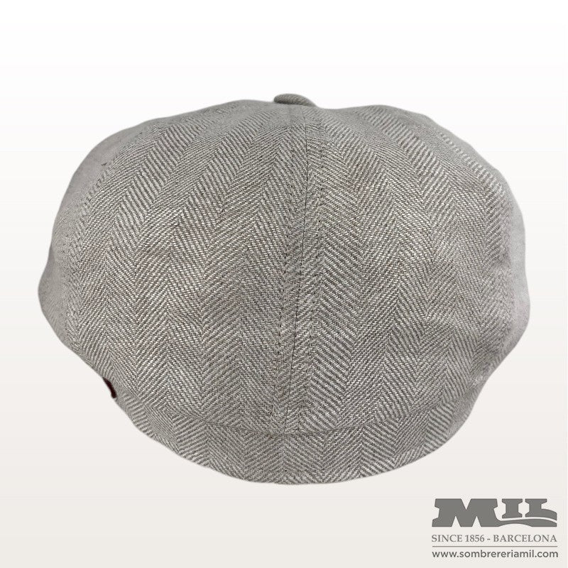Irish Flat Cap Kyoto Linen | Alfonso d'Este