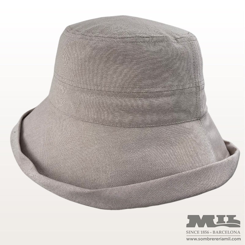 Wide Brim Chambray Cloche | Seeberger