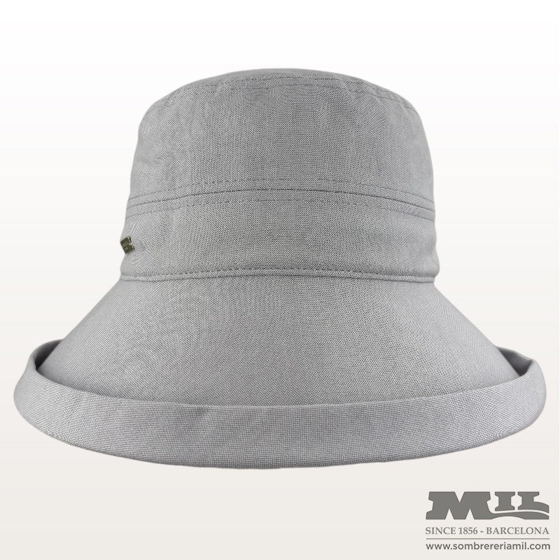 Wide Brim Chambray Cloche | Seeberger