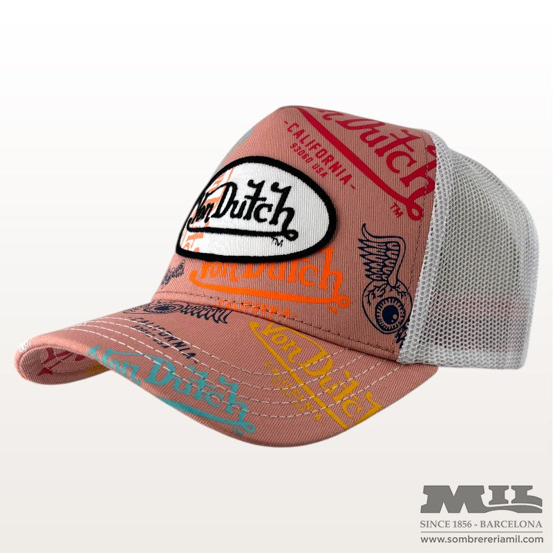 Gorra Trucker Pou Rosé | Von Dutch