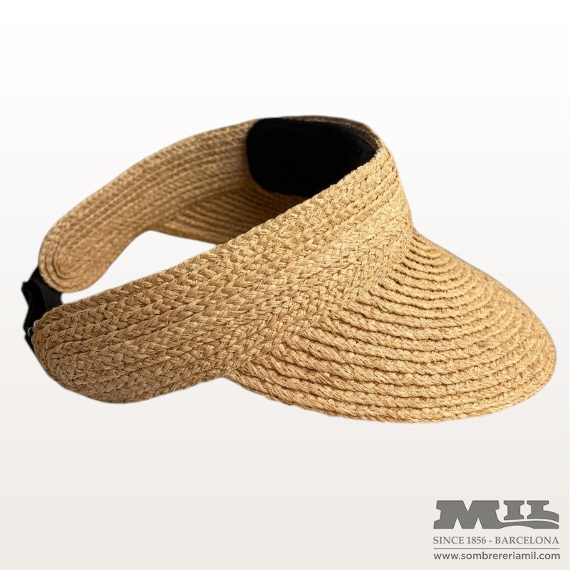 Visera Straw Rafia | Marone