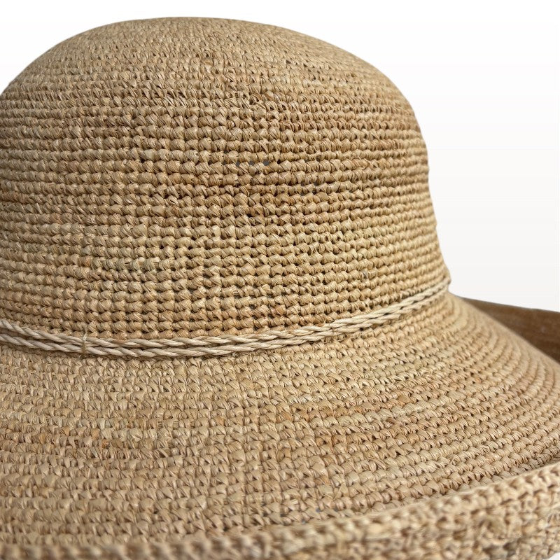 Crochet Straw Pamela Hat | Marone
