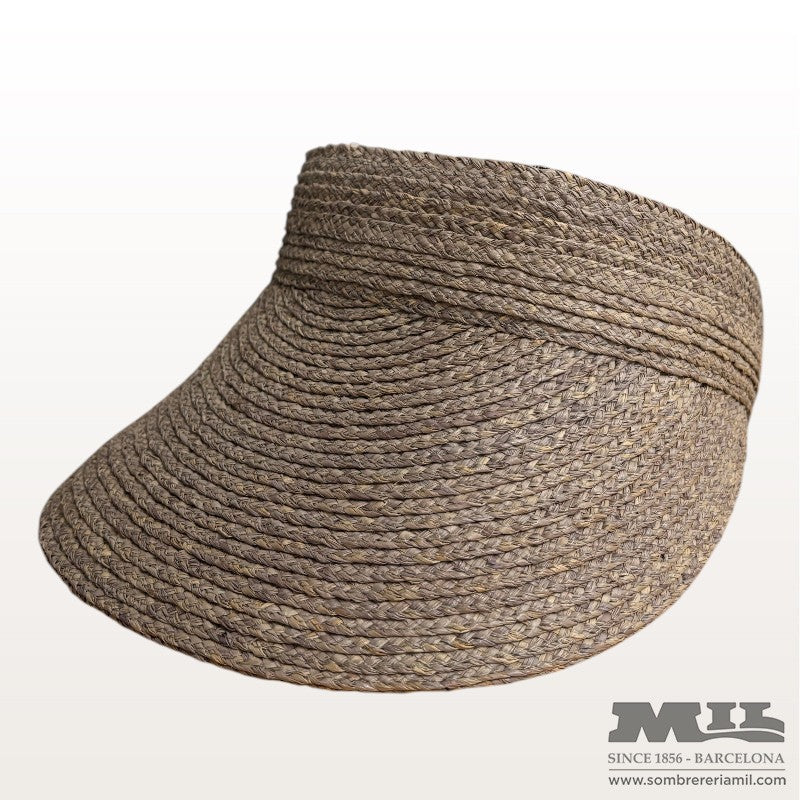 Visera Straw Rafia | Marone
