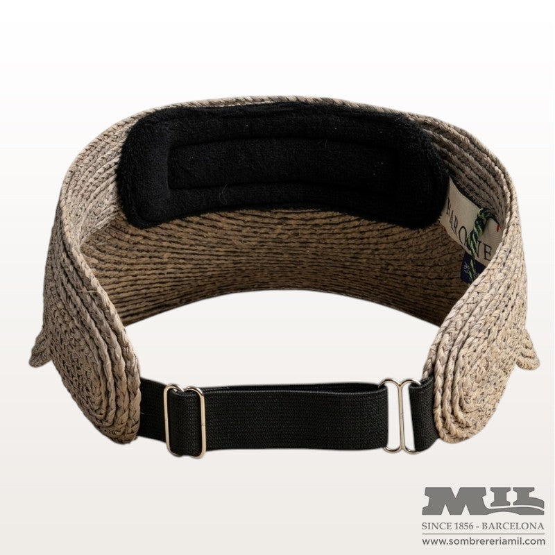 Visera Straw Rafia | Marone