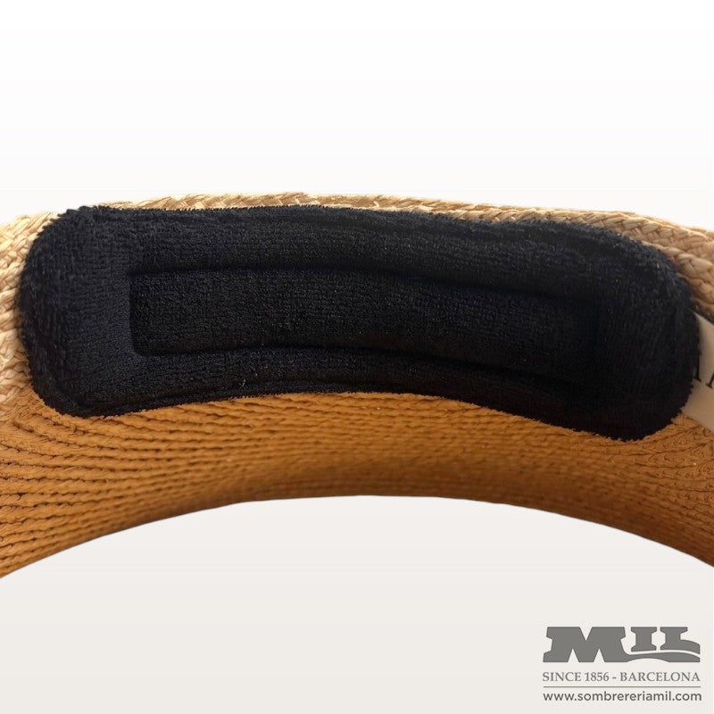 Raffia Straw Visor | Marone