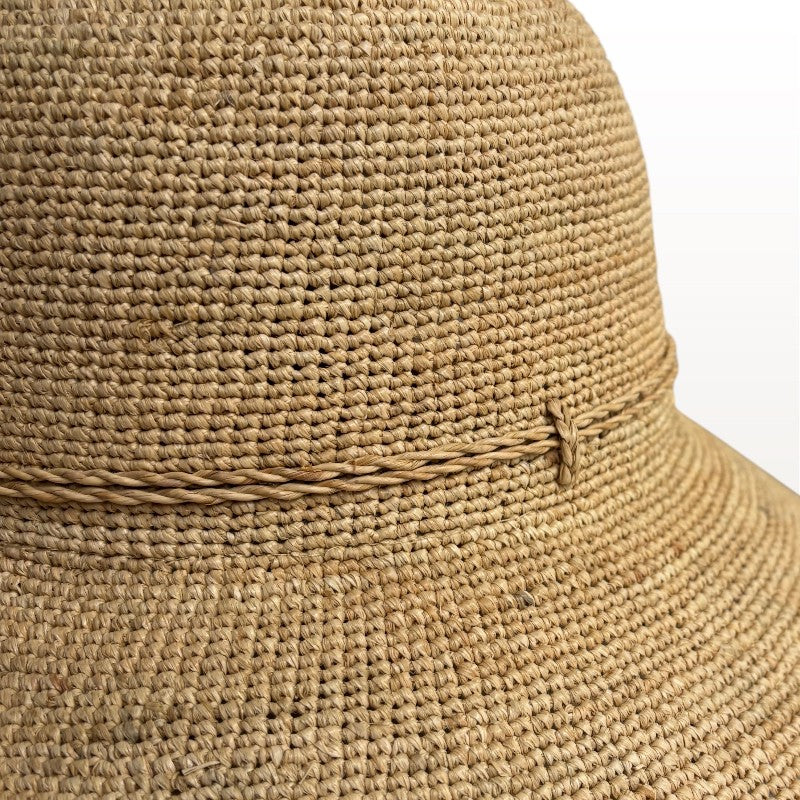 Medium Brim Crochet Hat | Marone