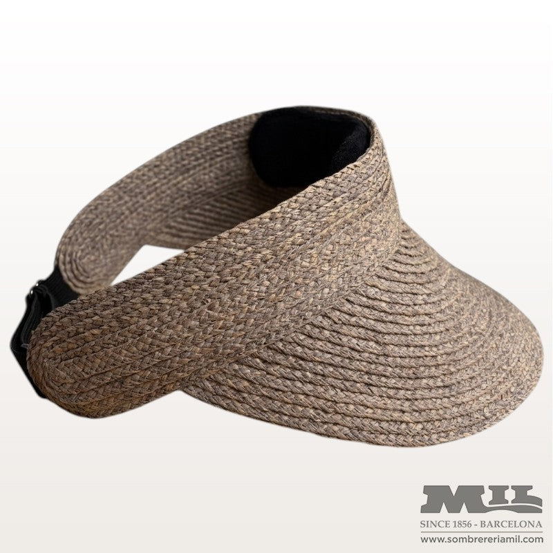 Visera Straw Rafia | Marone
