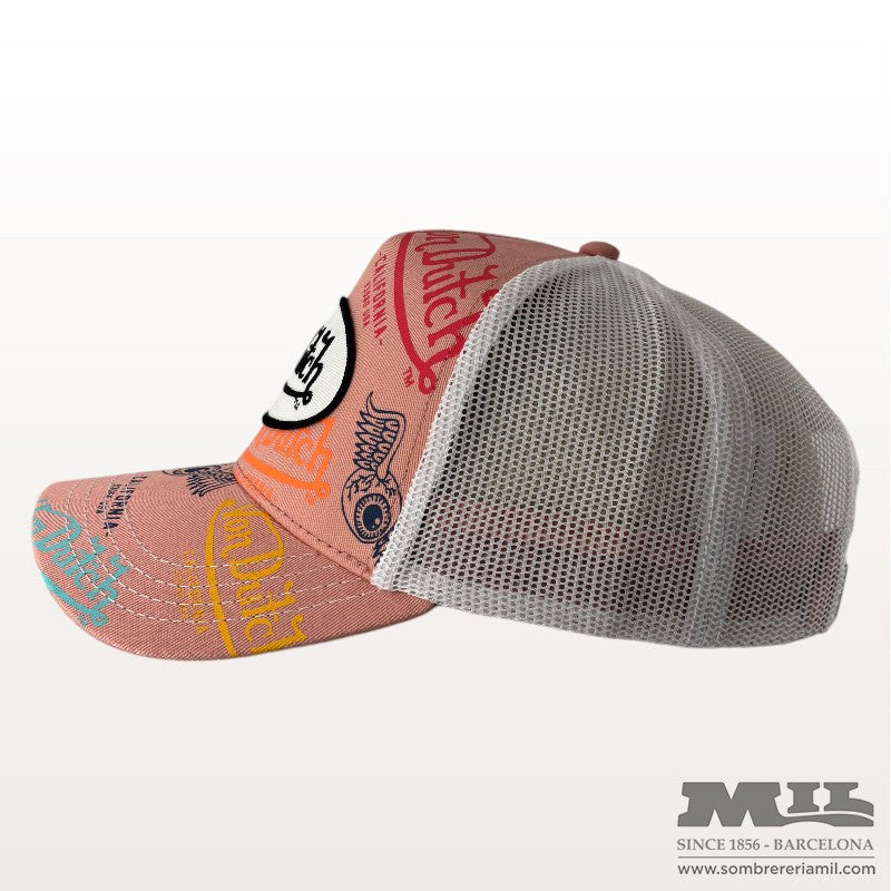 Gorra Trucker Pou Rosé | Von Dutch