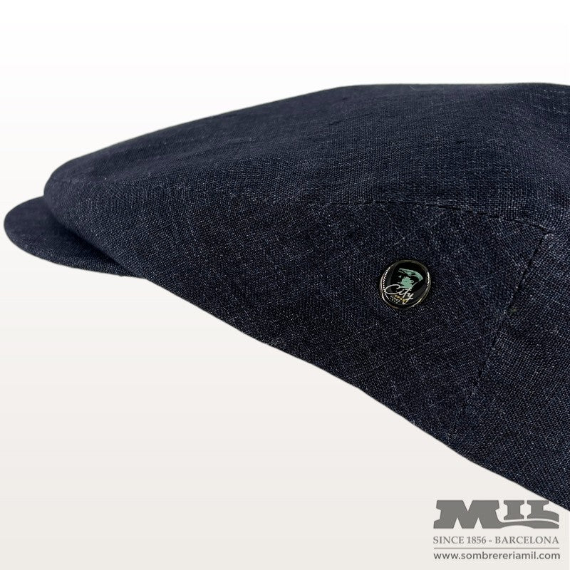 Aere Lisa Linen Cap | City