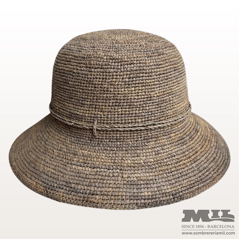 Medium Brim Crochet Hat | Marone