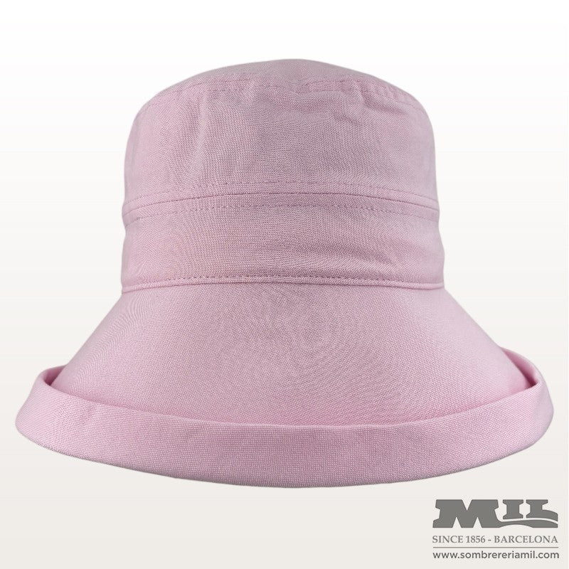 Wide Brim Chambray Cloche | Seeberger