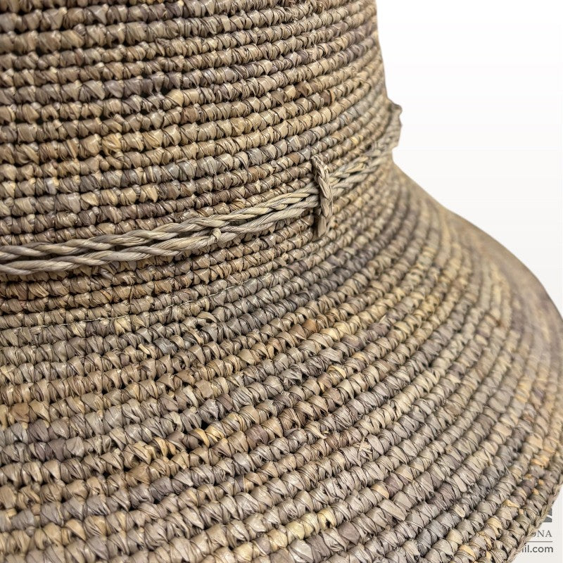 Medium Brim Crochet Hat | Marone