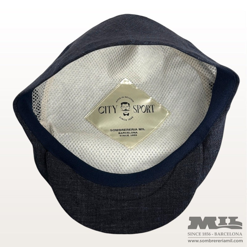 Aere Lisa Linen Cap | City
