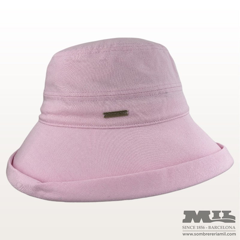 Wide Brim Chambray Cloche | Seeberger