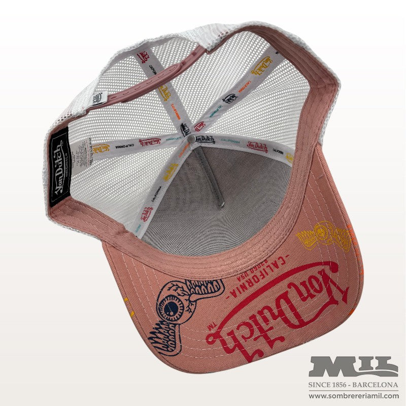 Gorra Trucker Pou Rosé | Von Dutch