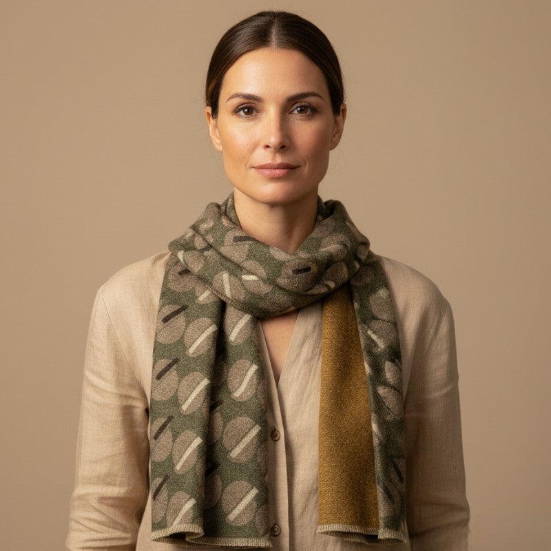 Italian geometric design scarf | Gierremilano
