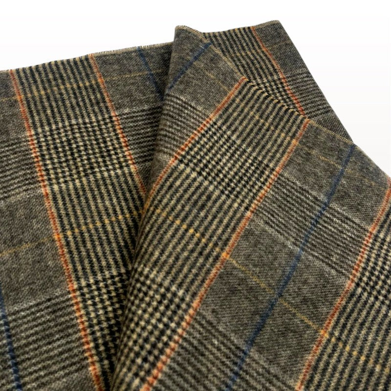 Bufanda de Cuadros con Flecos | Santacana