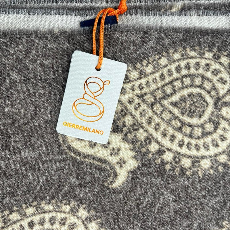 Paisley Wool Scarf | Gierremilano