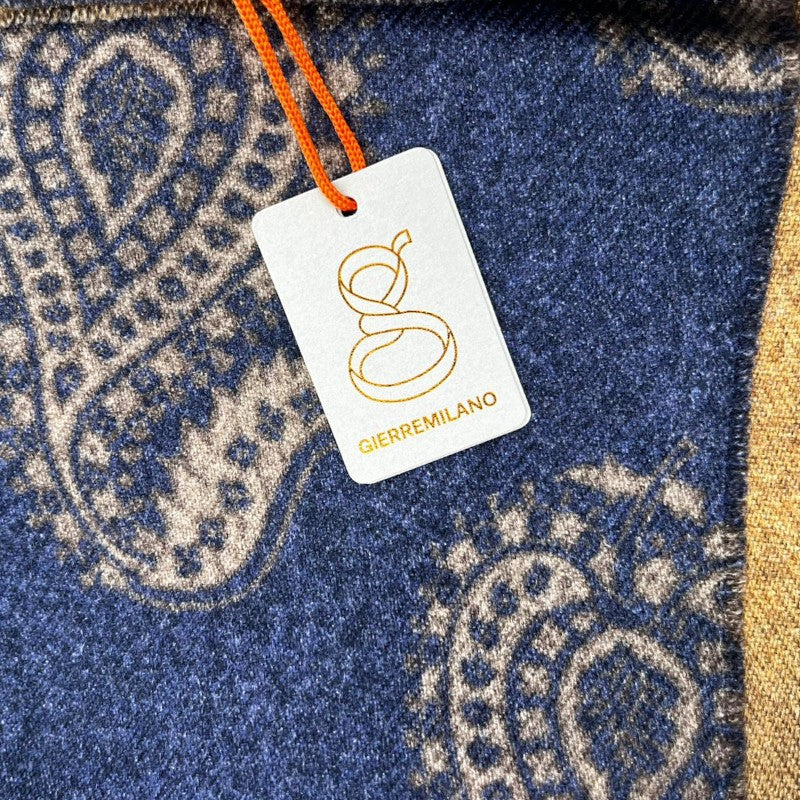Paisley Wool Scarf | Gierremilano