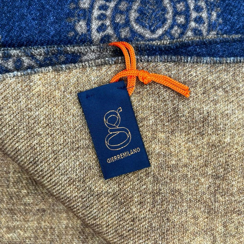 Paisley Wool Scarf | Gierremilano