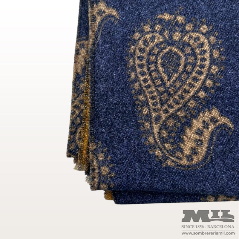 Paisley Wool Scarf | Gierremilano