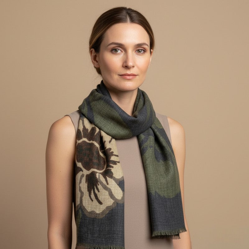 Floral Print Scarf | Gierremilano