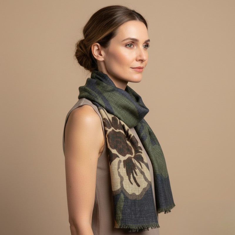Floral Print Scarf | Gierremilano
