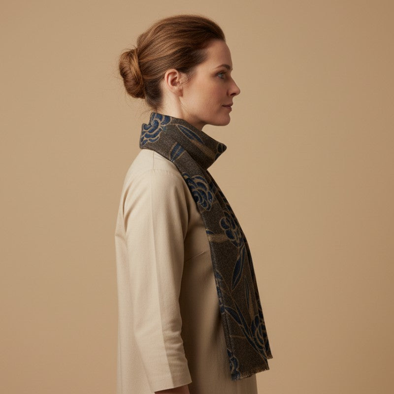 Floral Pattern Scarf | Gierremilano