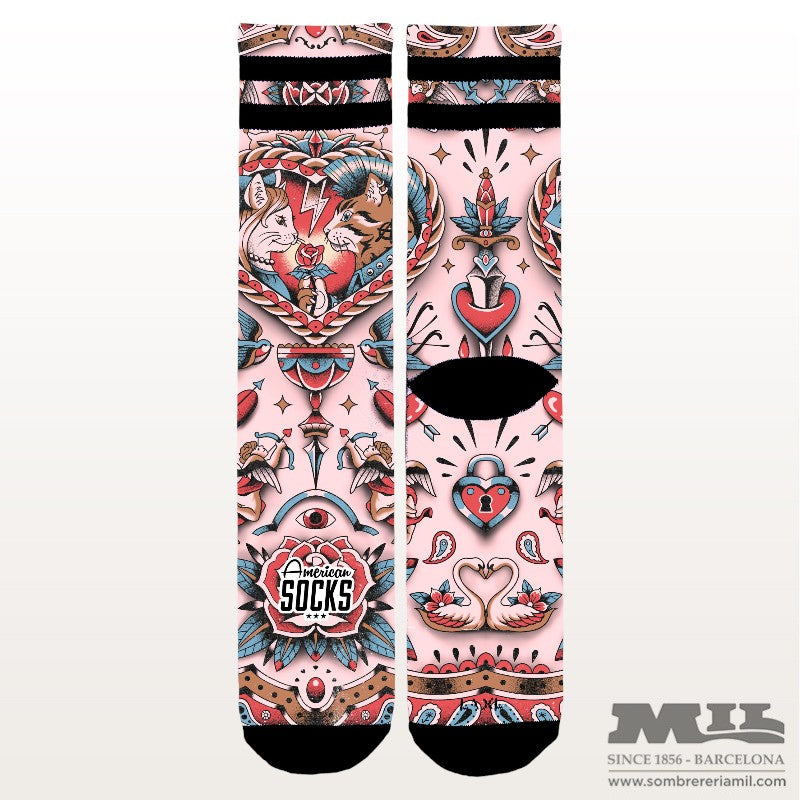 Calcetines Feline Hearts | American Socks