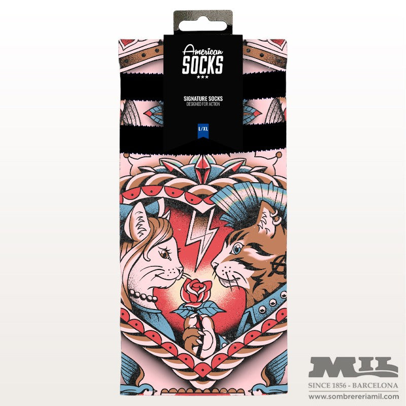 Calcetines Feline Hearts | American Socks