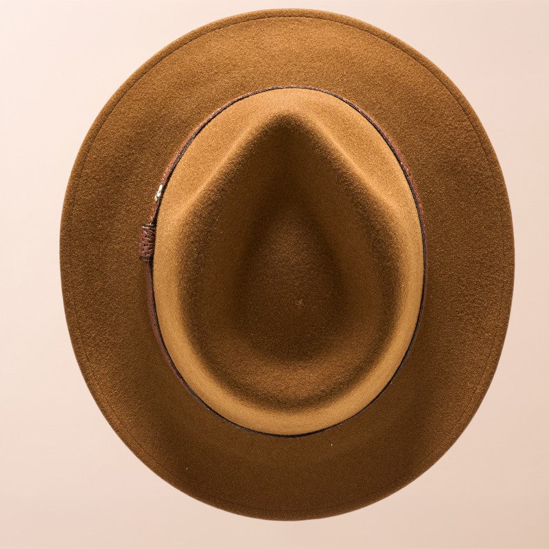 Barret Traveller amb cinta de cuir | Panizza