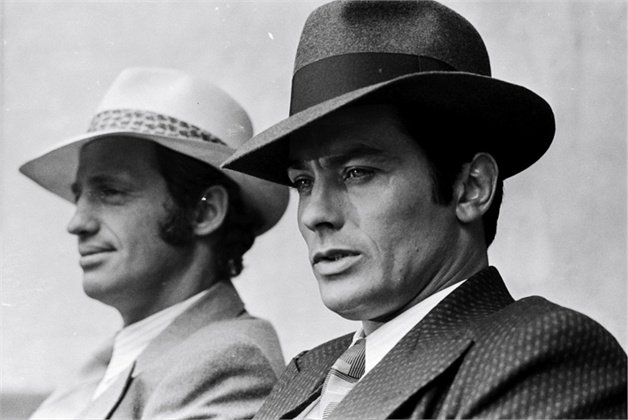  Alain Delon y Jean Paul Belmondo en 