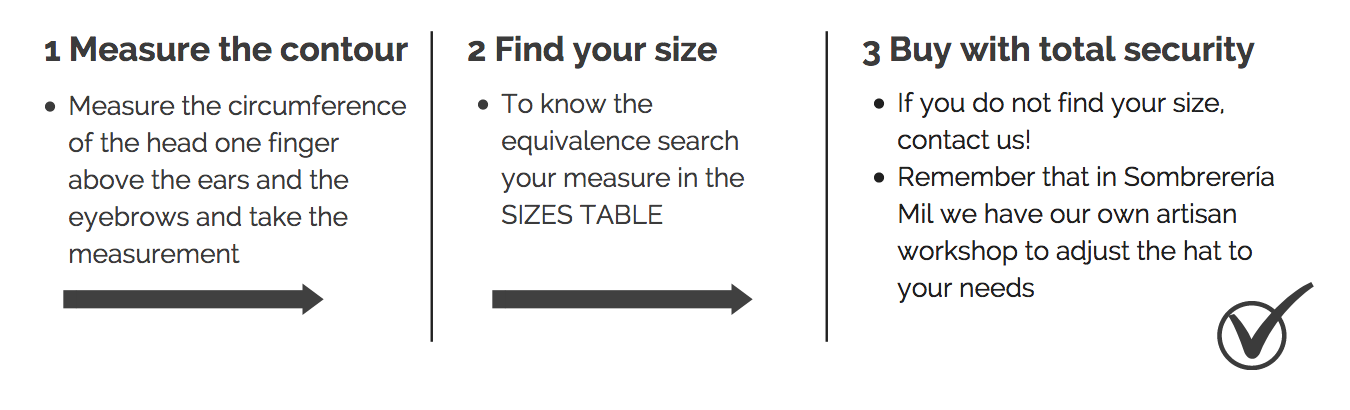what size hat or cap do i have sombrereria mil hat size measurement